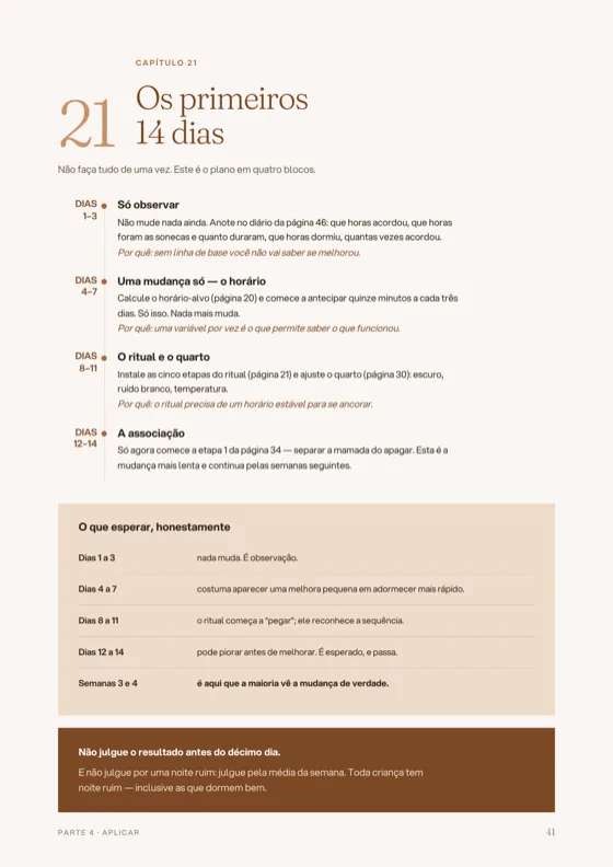 Página 41 do e-book: Os primeiros 14 dias